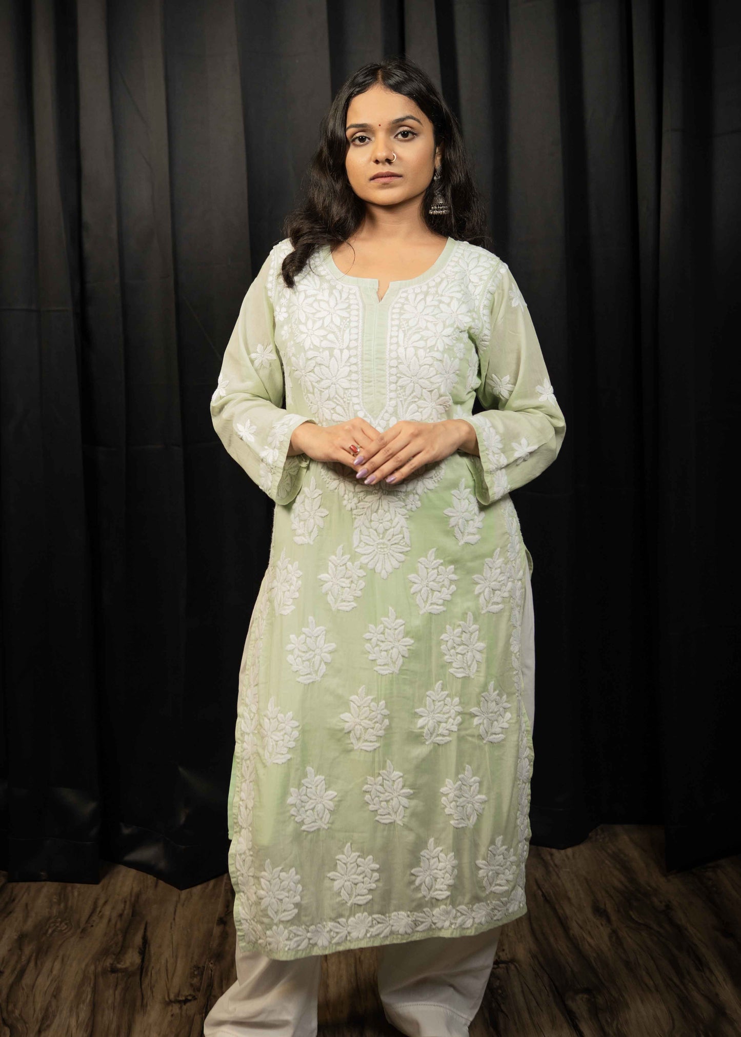 Cotton Chikankari Kurta