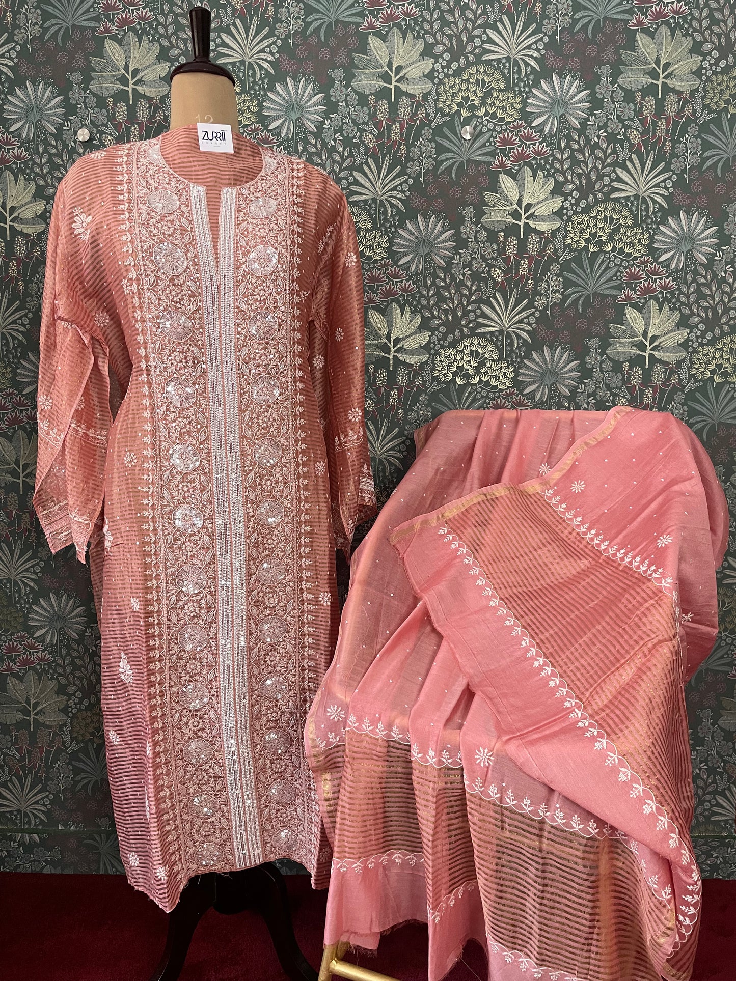 Mulchanderi Tissue Suit Set