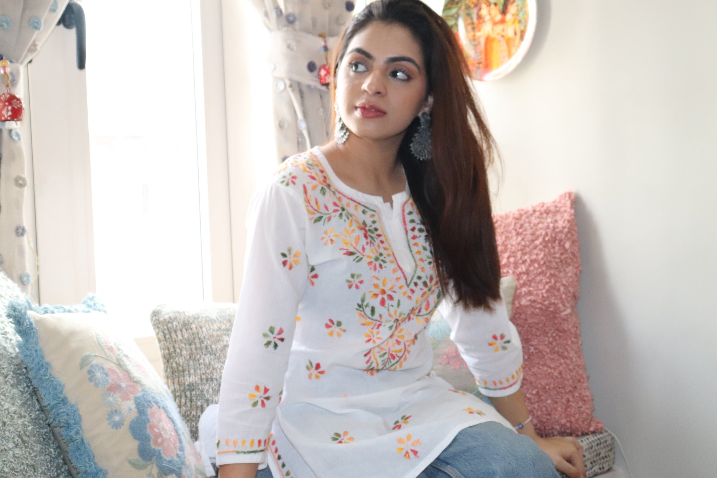 Multicolor Short Top