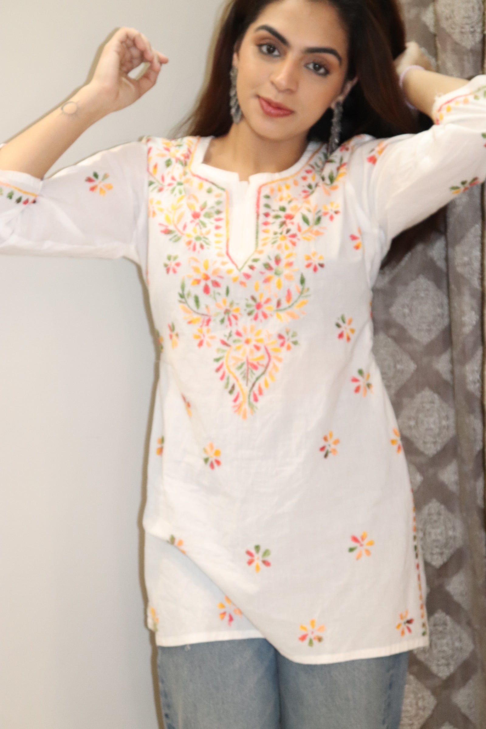 Multicolor Short Top