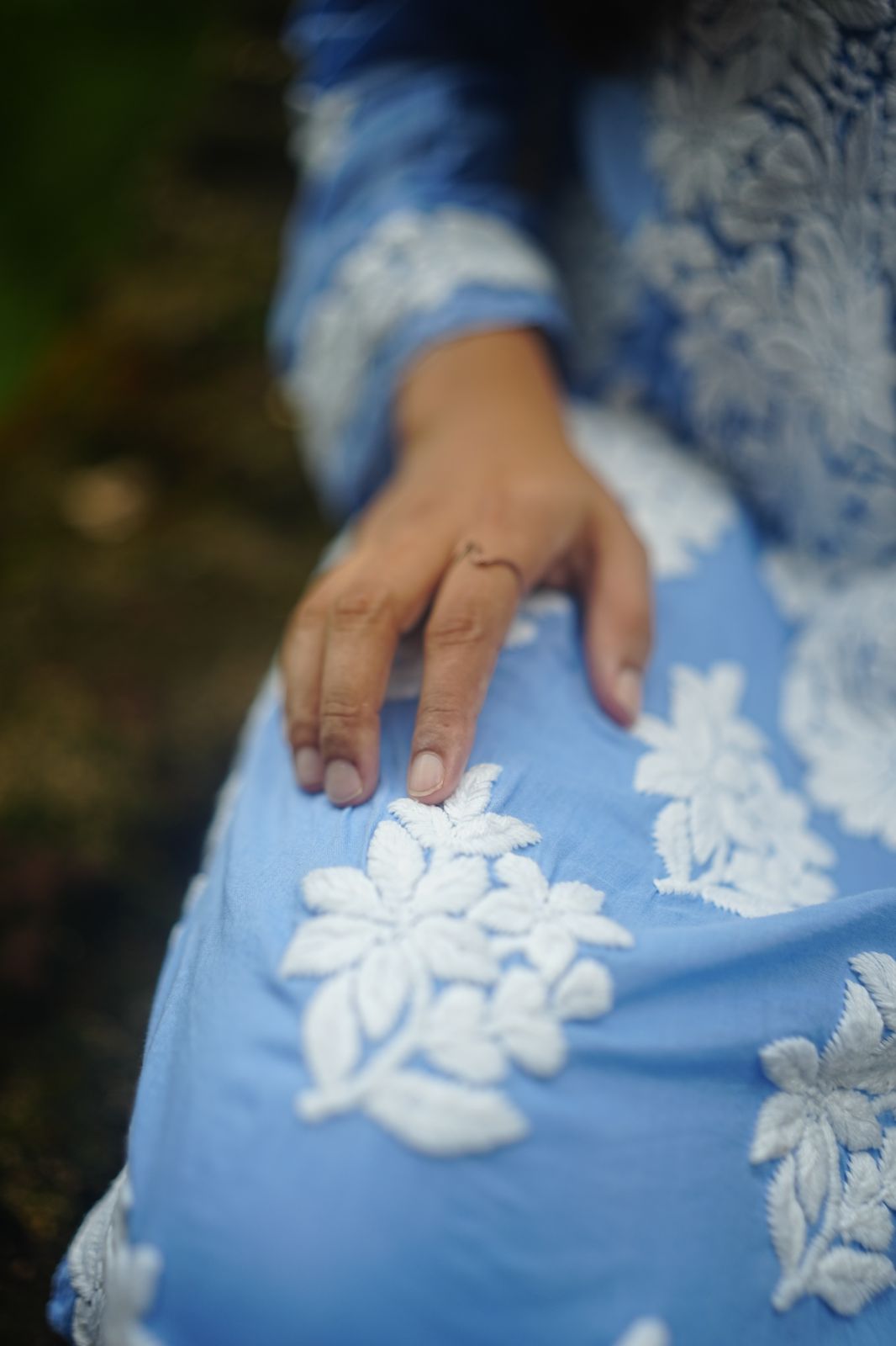 Blue Cotton Kurti