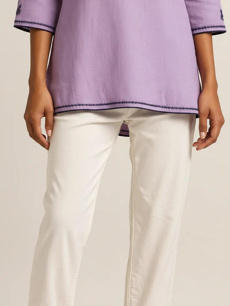 Muslin Straight Fit Pant