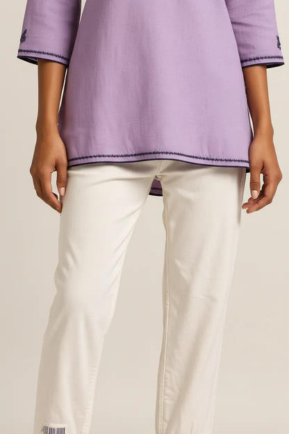 Muslin Straight Fit Pant