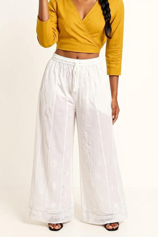 Muslin Palazzo Pant With Lining