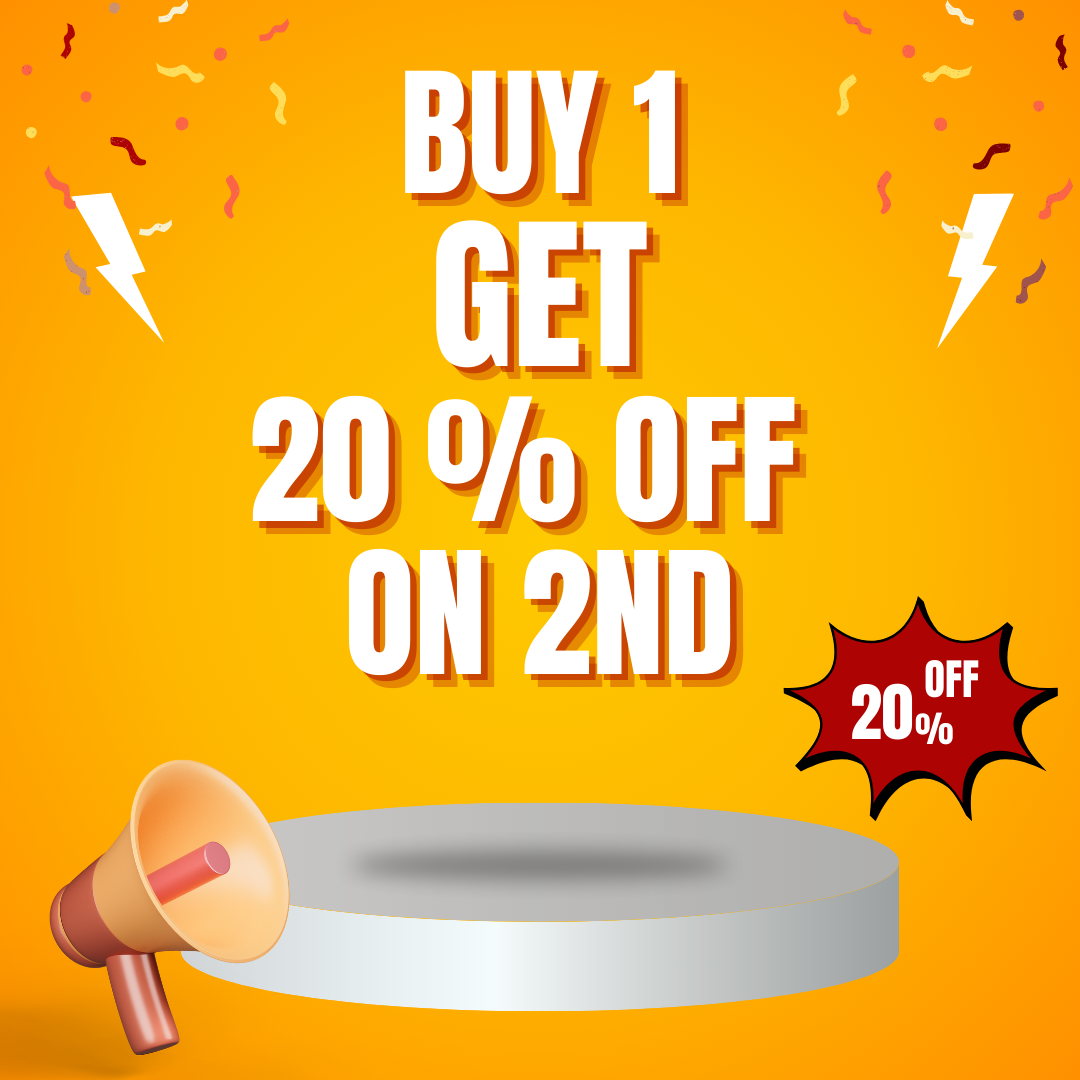 Buy 1 Get 2nd at 20% off