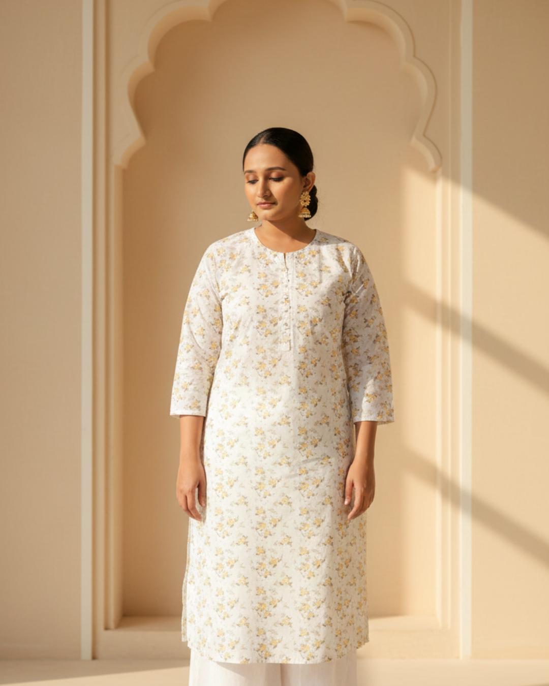 Cotton Bloom Kurti