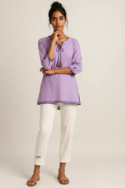 Muslin Straight Fit Pant