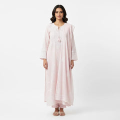 Pure Cotton Chikankari Semistitched Suit Set