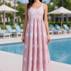 Readymade Modal Satin Dusk Pink Dress