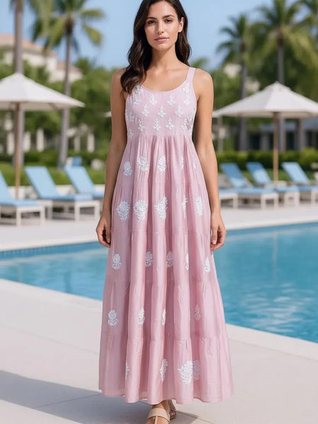 Readymade Modal Satin Dusk Pink Dress