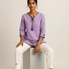 Muslin Straight Fit Pant