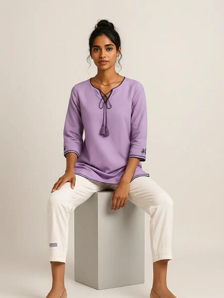 Muslin Straight Fit Pant