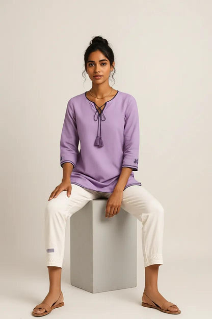 Muslin Straight Fit Pant