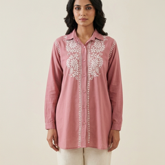 Dusk Pink Modal Shirt