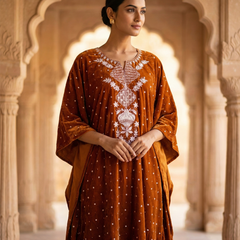 Velvet Brown Kaftan