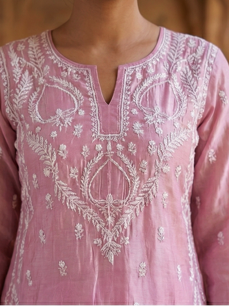 Begum Mulchanderi Readymade Suit Set