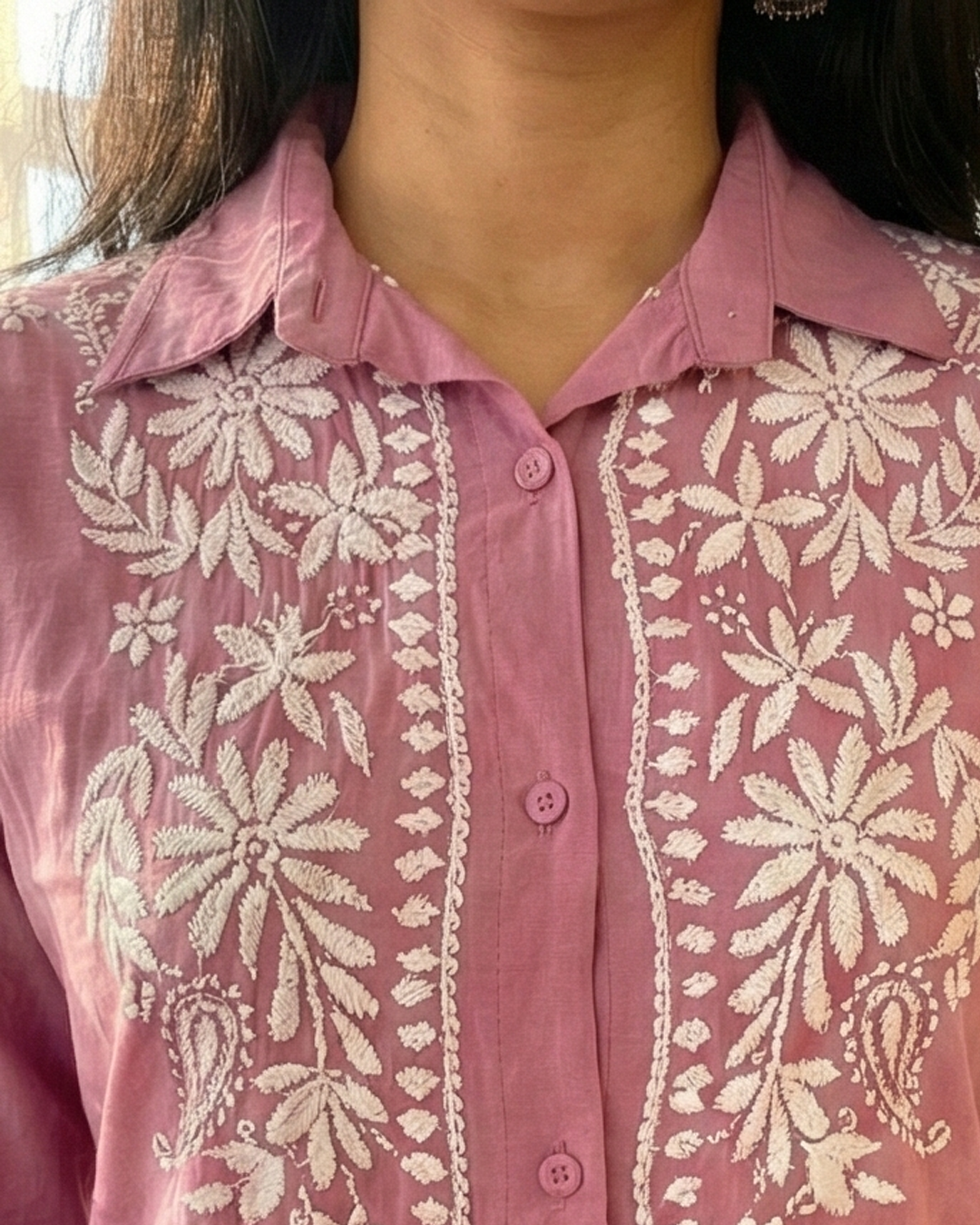 Dusk Pink Modal Shirt