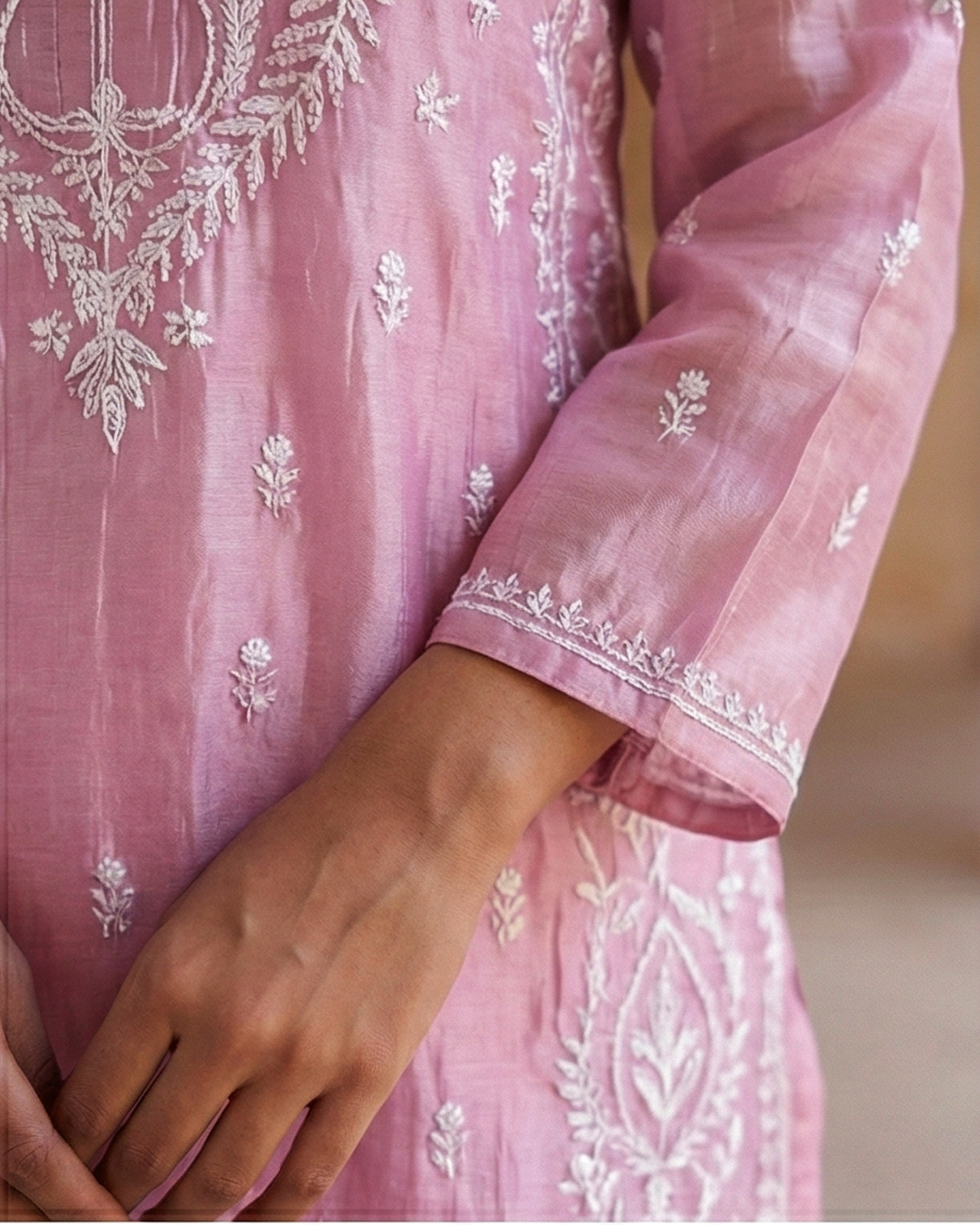 Begum Mulchanderi Readymade Suit Set