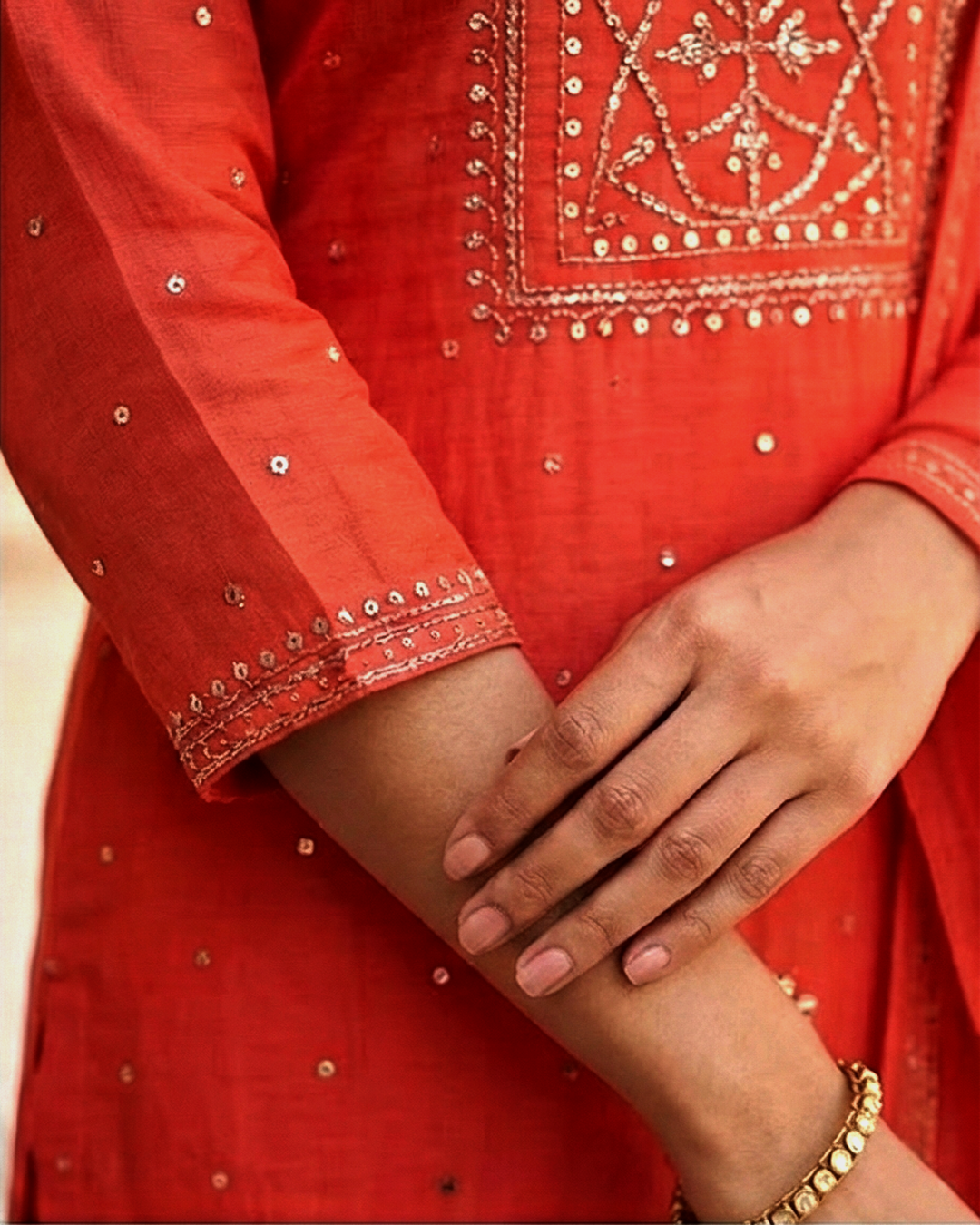 Nazaarat Mulchanderi Unstitched Suit With Mukaish Work