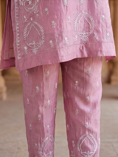 Begum Mulchanderi Readymade Suit Set
