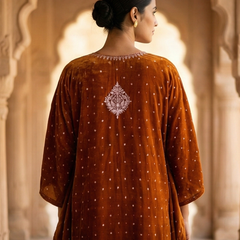 Velvet Brown Kaftan