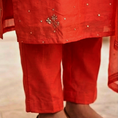 Nazaarat Mulchanderi Unstitched Suit With Mukaish Work