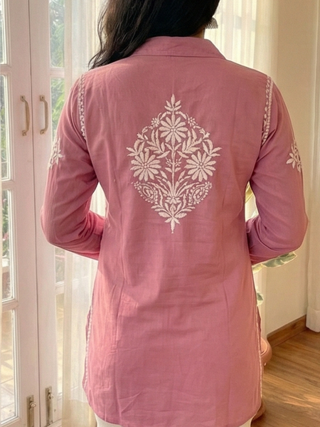 Dusk Pink Modal Shirt