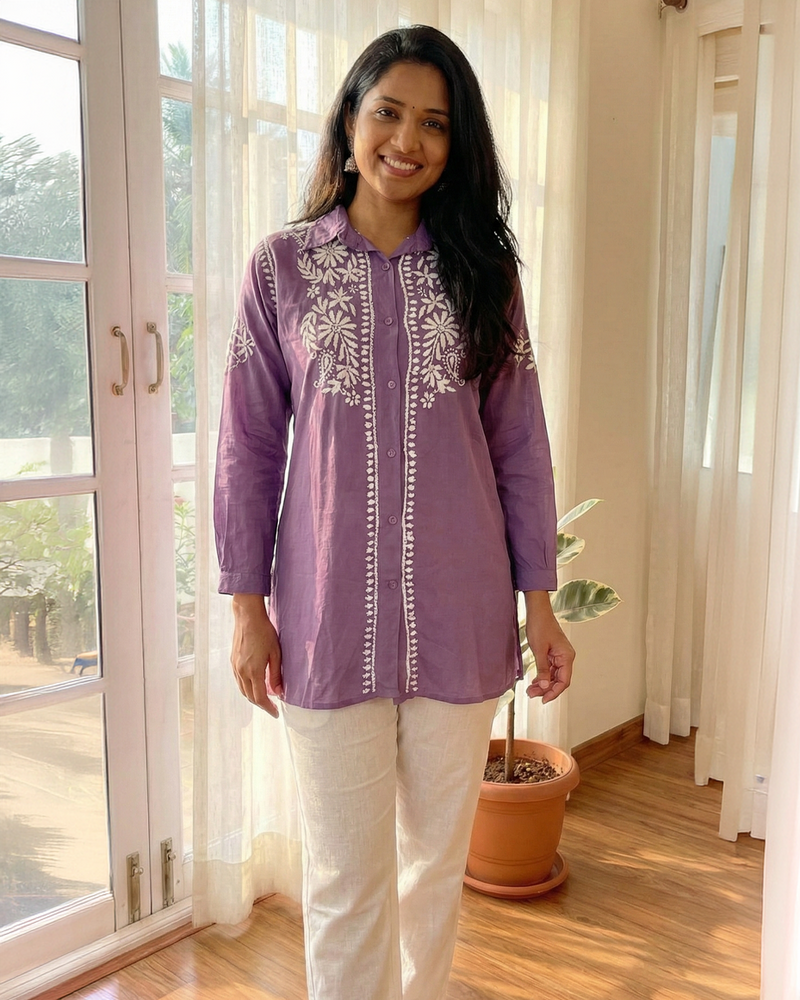 Purple Modal Shirt