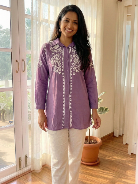 Purple Modal Shirt