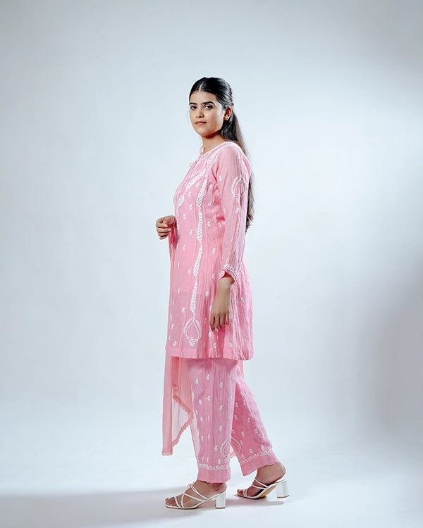 Begum Mulchanderi Readymade Suit Set