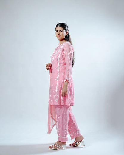 Begum Mulchanderi Readymade Suit Set