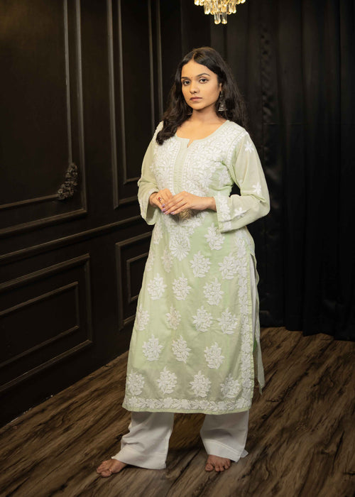 Cotton Chikankari Kurta