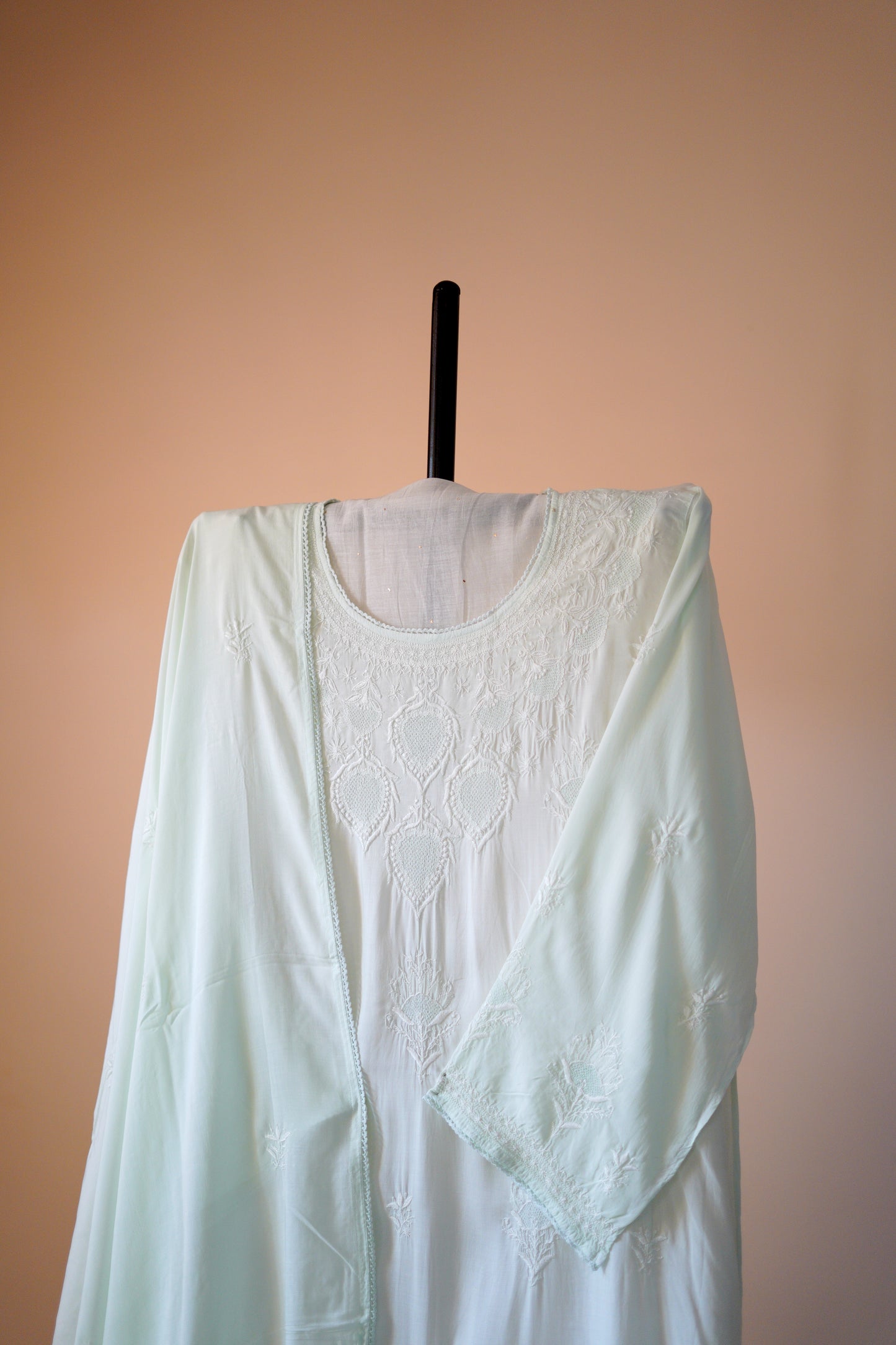 Pantone Canary Green Pure Cotton Suit Set
