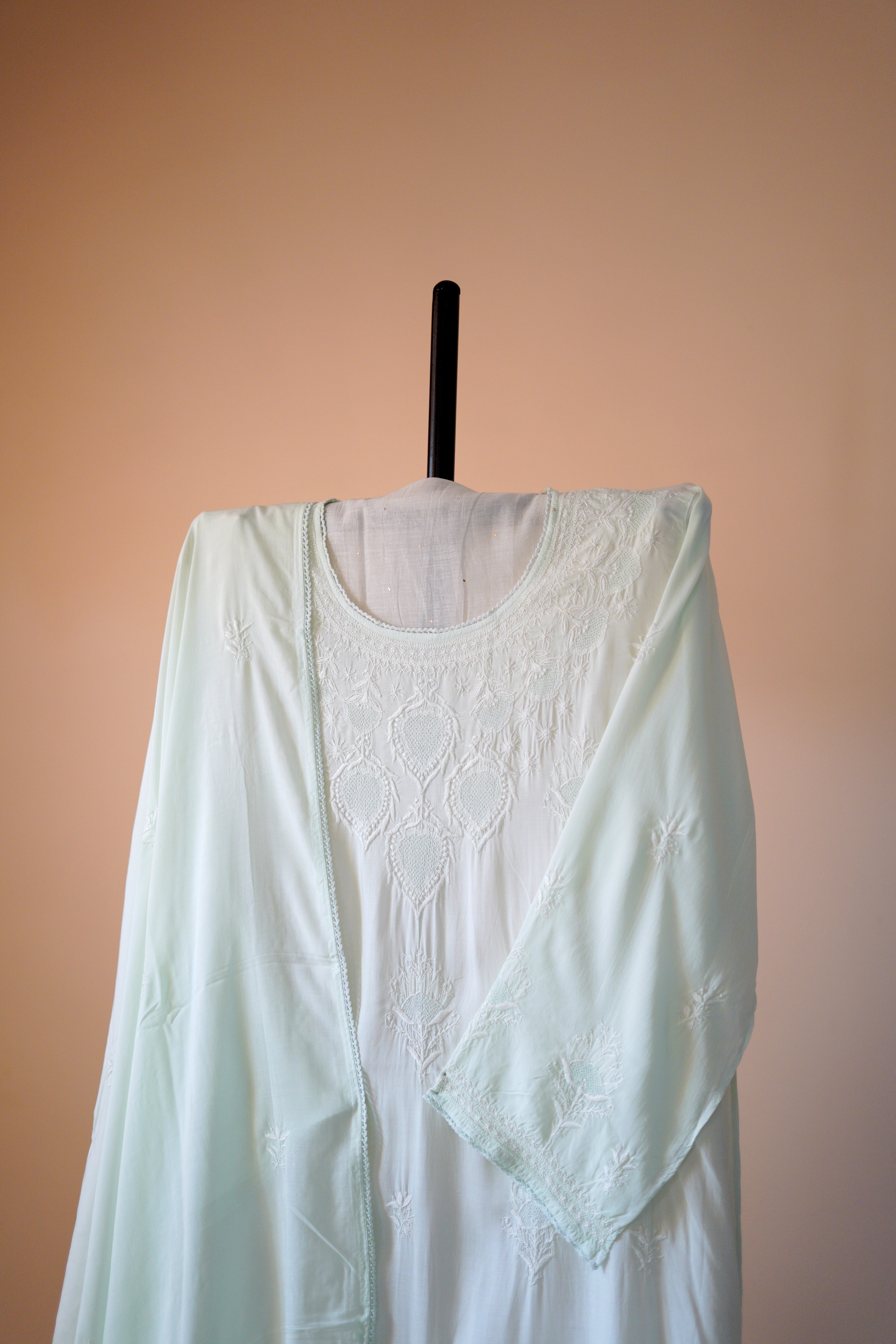 Pantone Canary Green Pure Cotton Suit Set