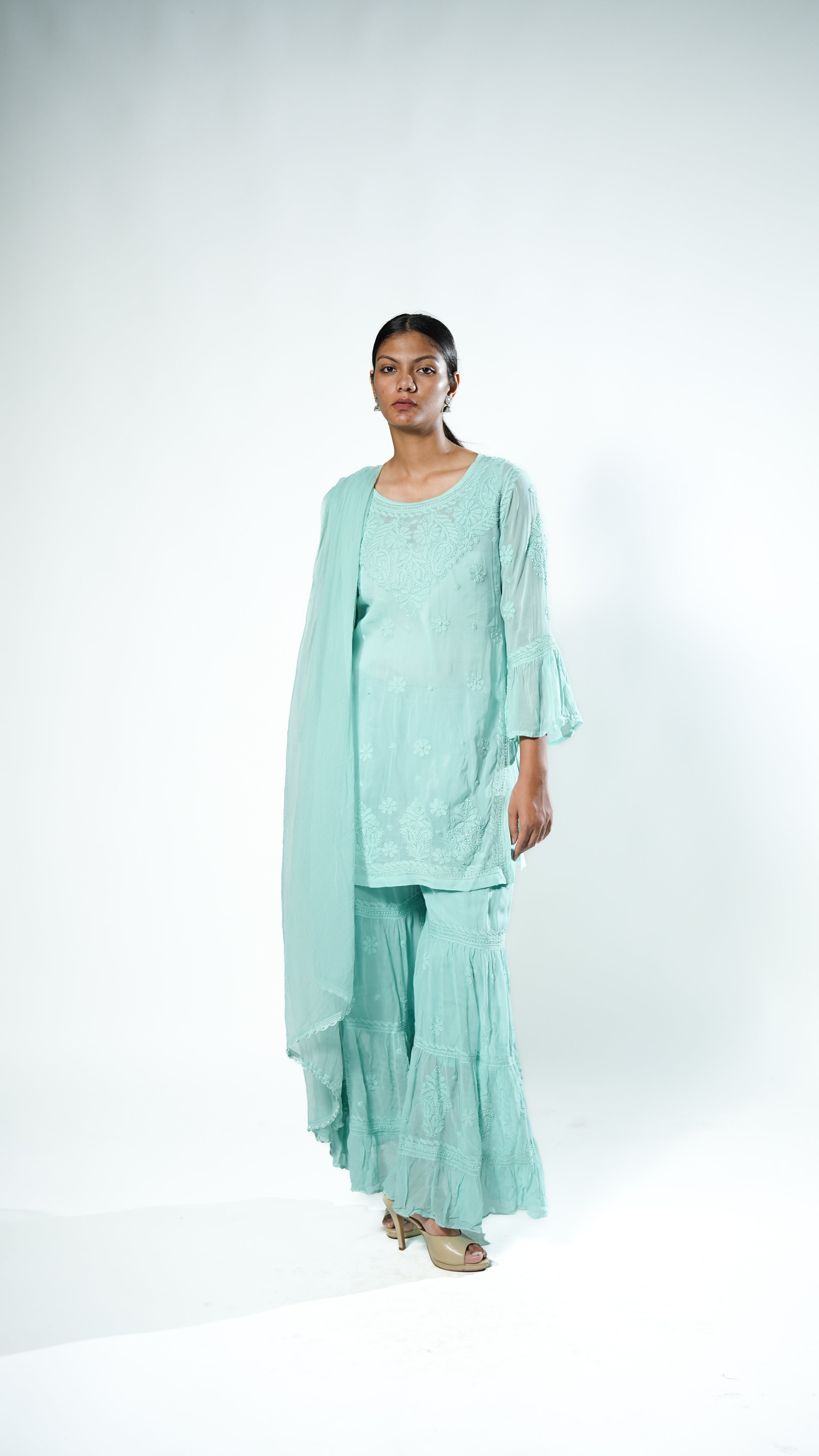 Garara set (Aqua Blue)