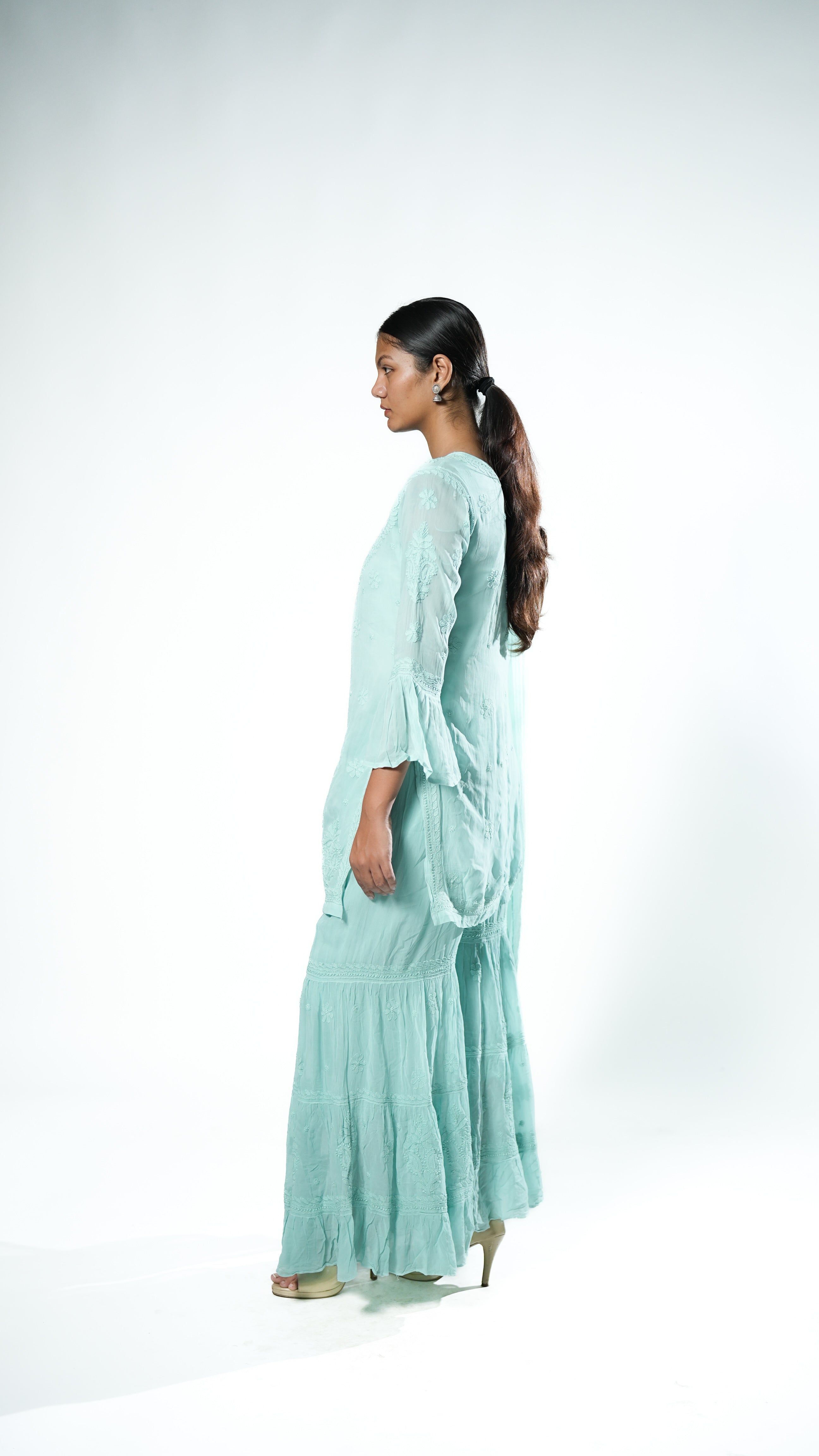 Garara set (Aqua Blue)