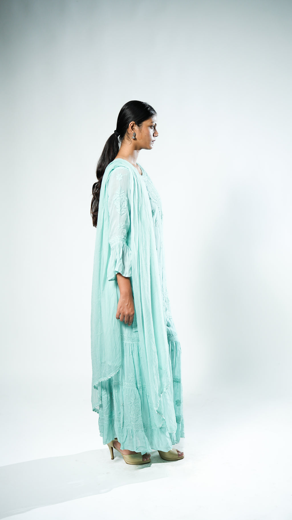 Garara set (Aqua Blue)