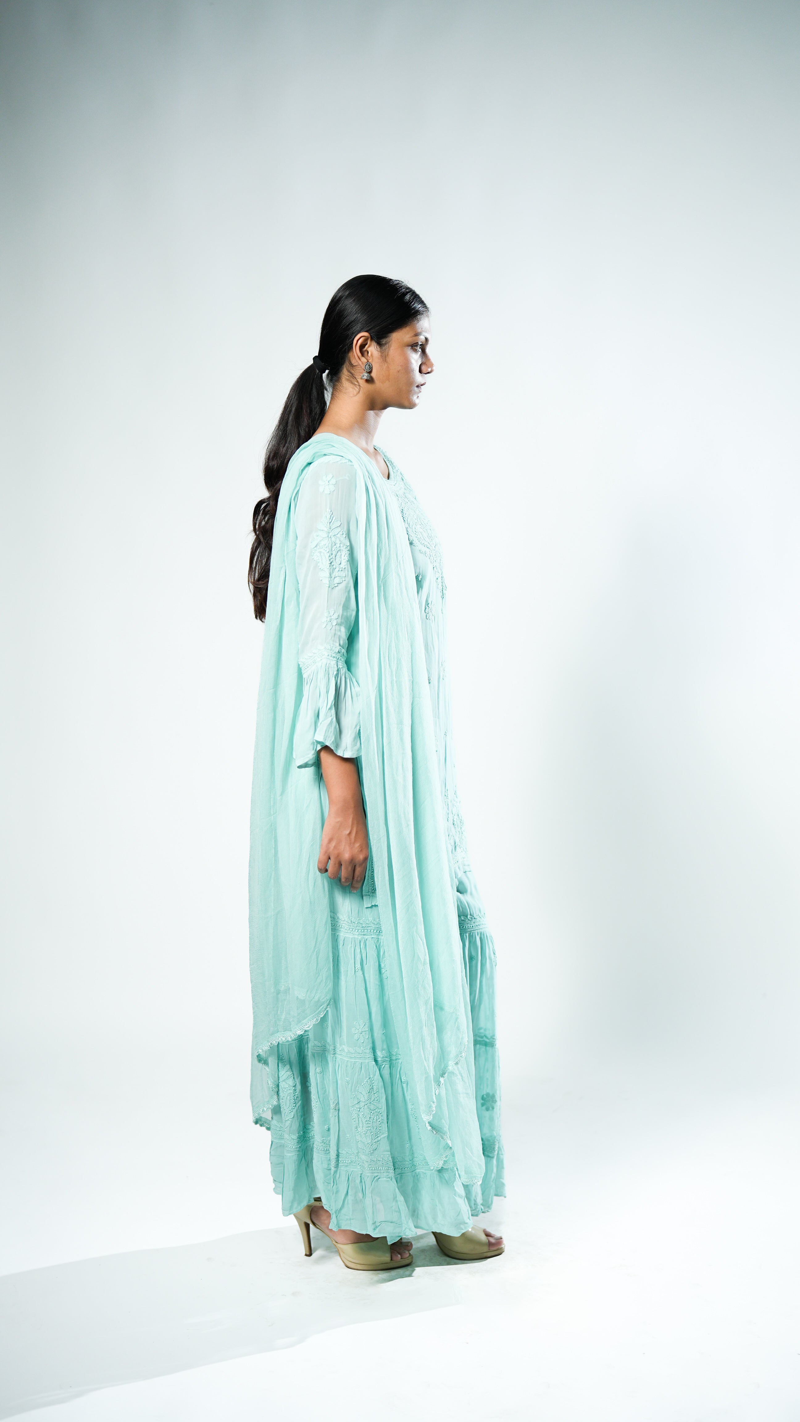 Garara set (Aqua Blue)