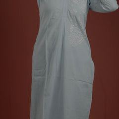 Blue Readymade Cotton Co-Ord Set