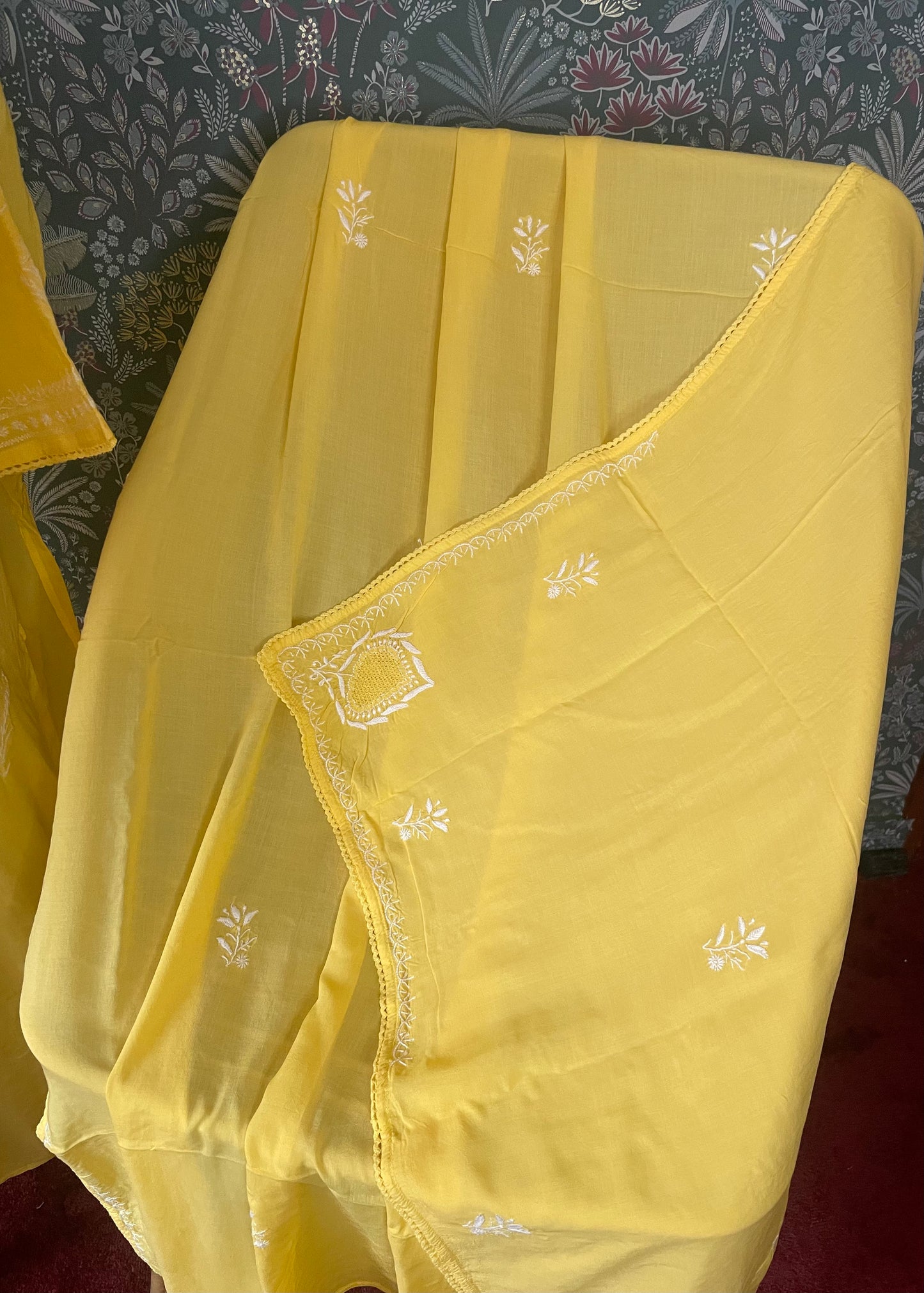 Pantone Yellow Balloon Pure Cotton Suit Set