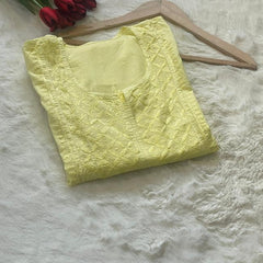 Muslin Chikankari Kurta