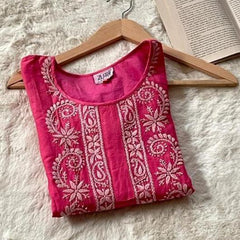 Pink Muslin Top - Shirt