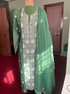 Green Chikankari Suit Set
