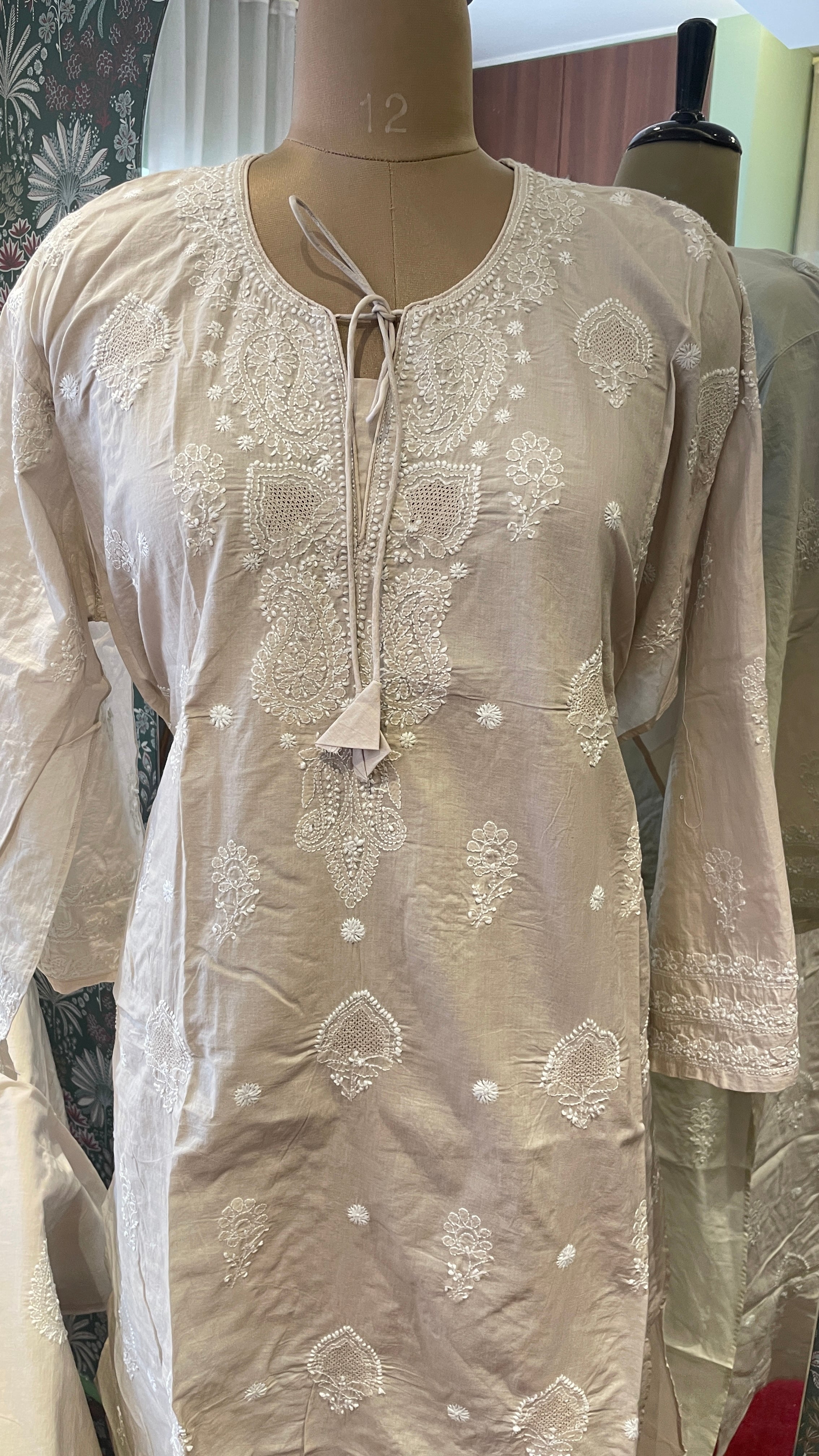 Semistitched Cotton Suit Set