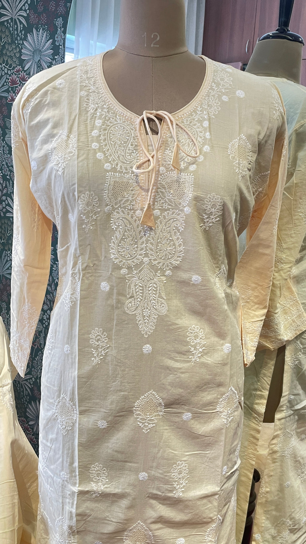 Semistitched Cotton Suit Set