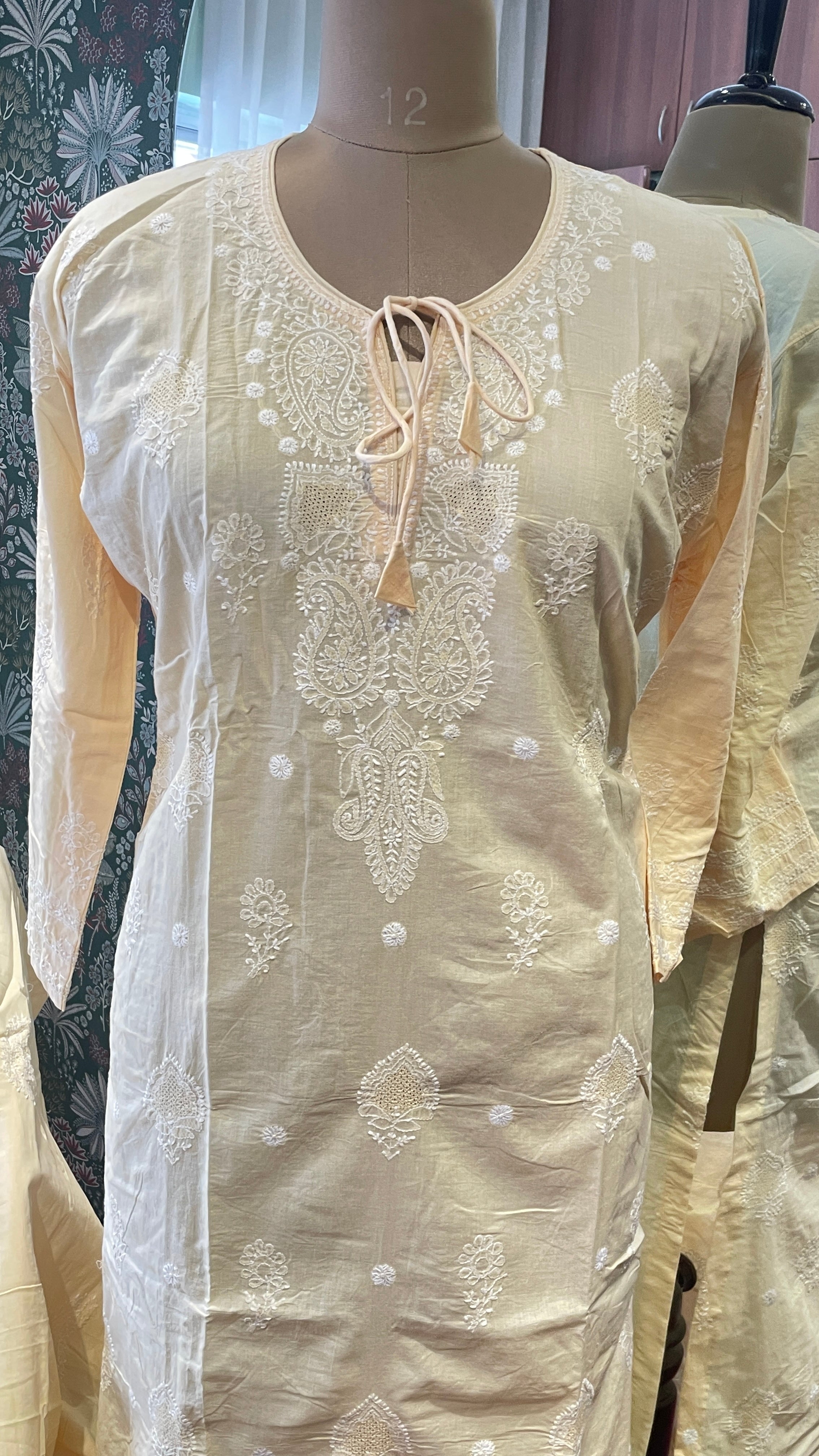 Semistitched Cotton Suit Set