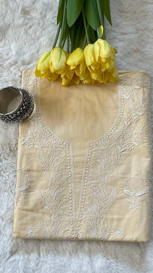 Pure Cotton Chikankari Suit Set