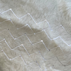 Organza Chikankari Unstitched Suit Set