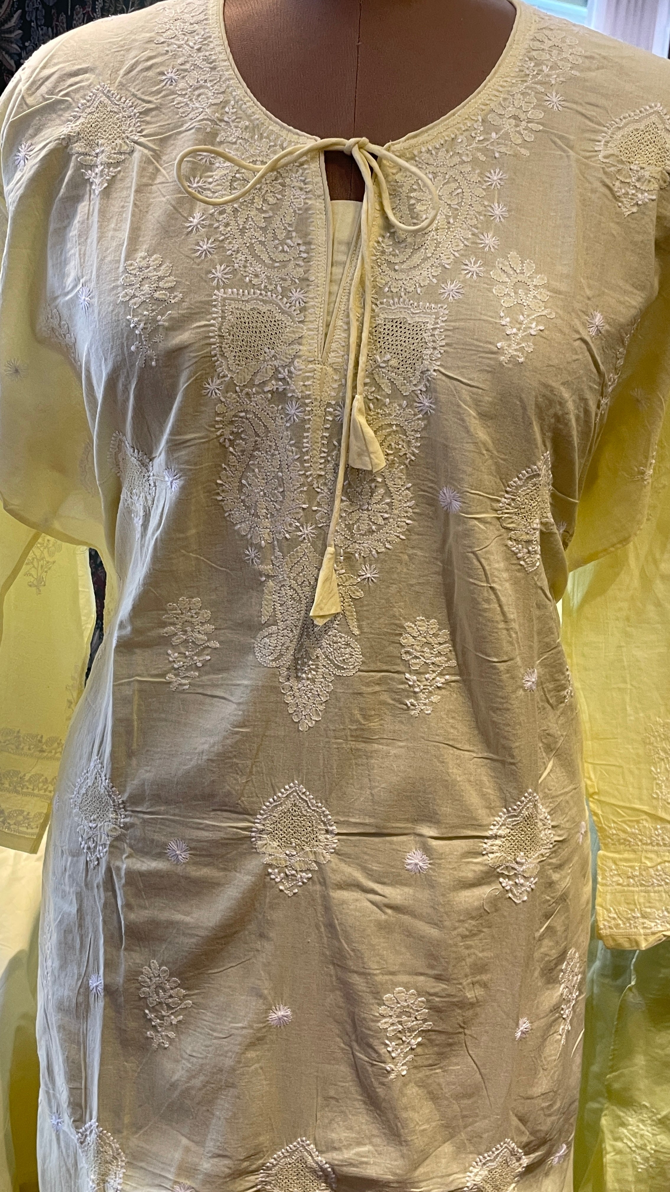 Pure Cotton Chikankari Suit Set