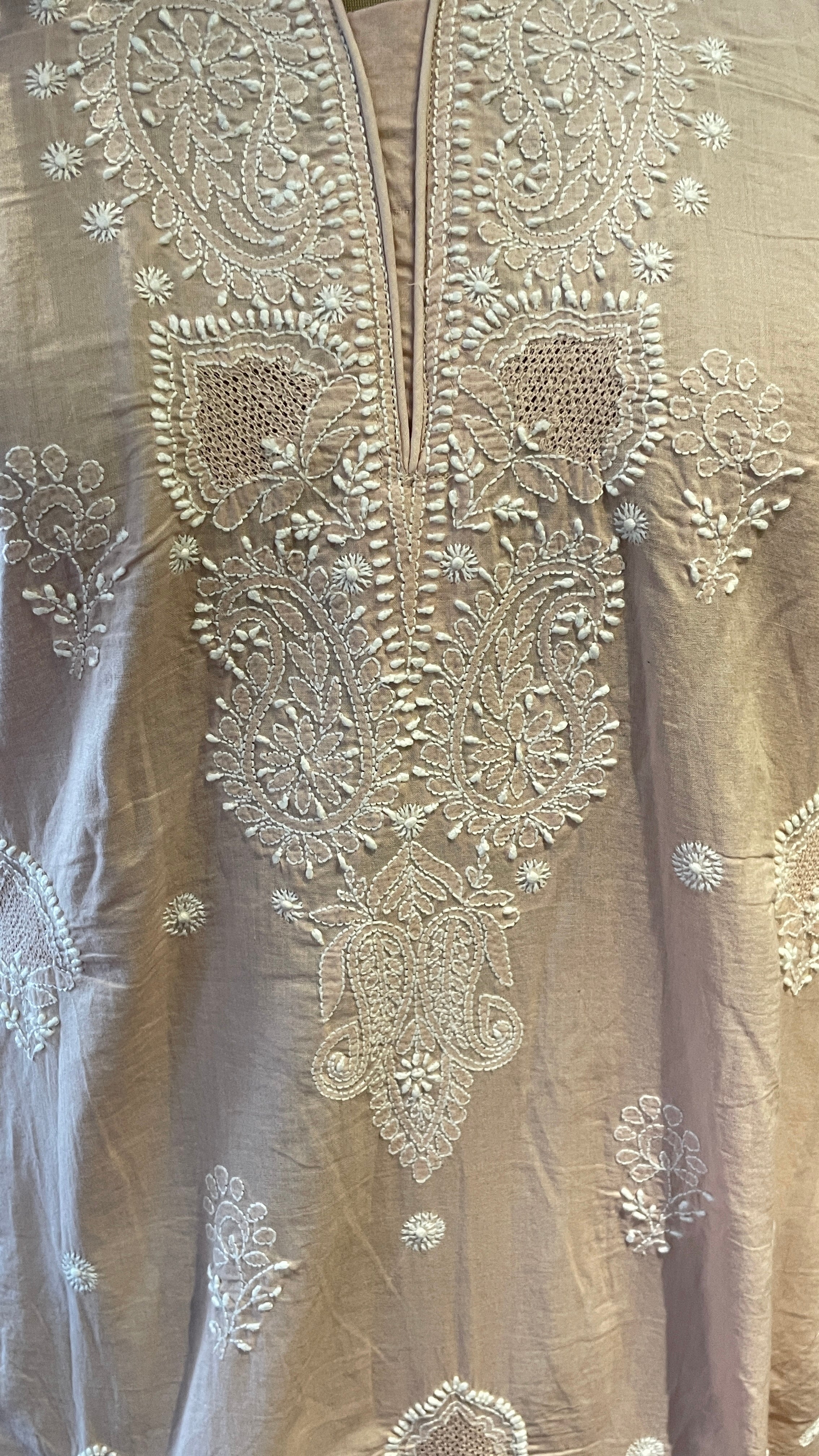Pure Cotton Chikankari Suit Set